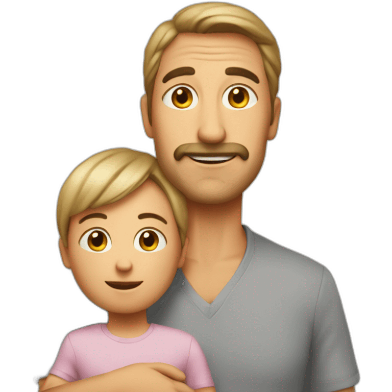 Maman sur papa emoji