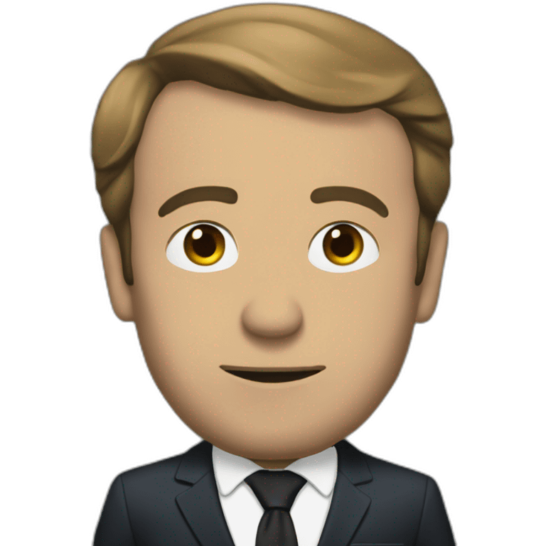 Macron fume emoji