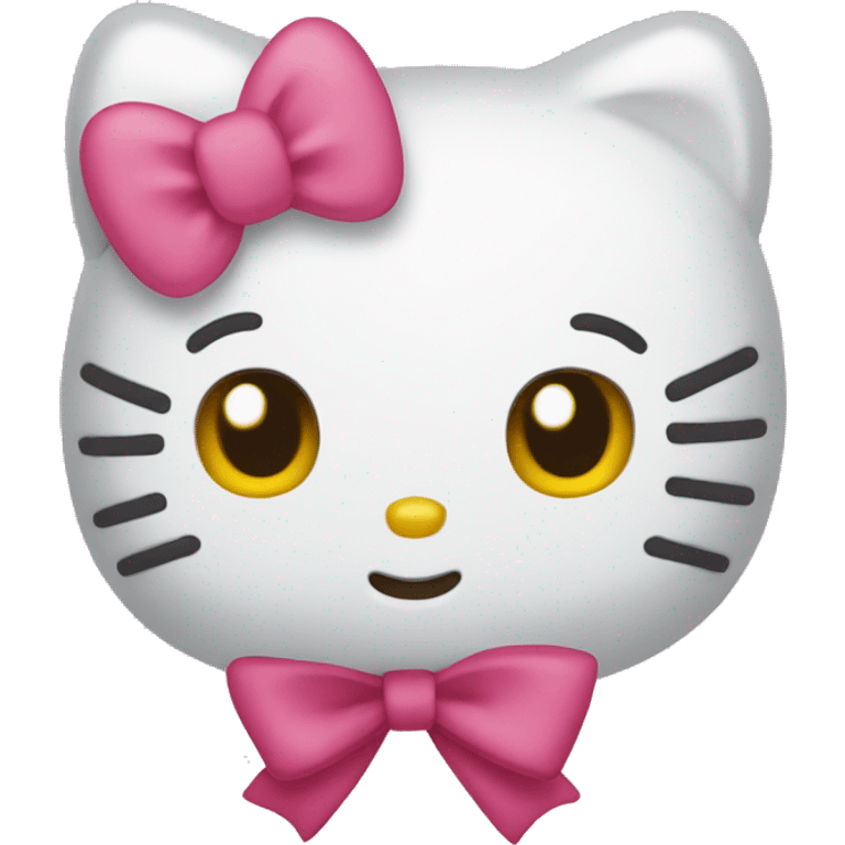 Hello kitty bow emoji