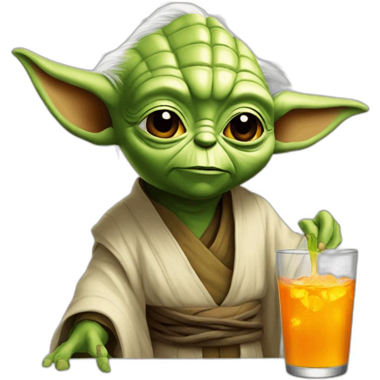 Yoda-drink-fire emoji