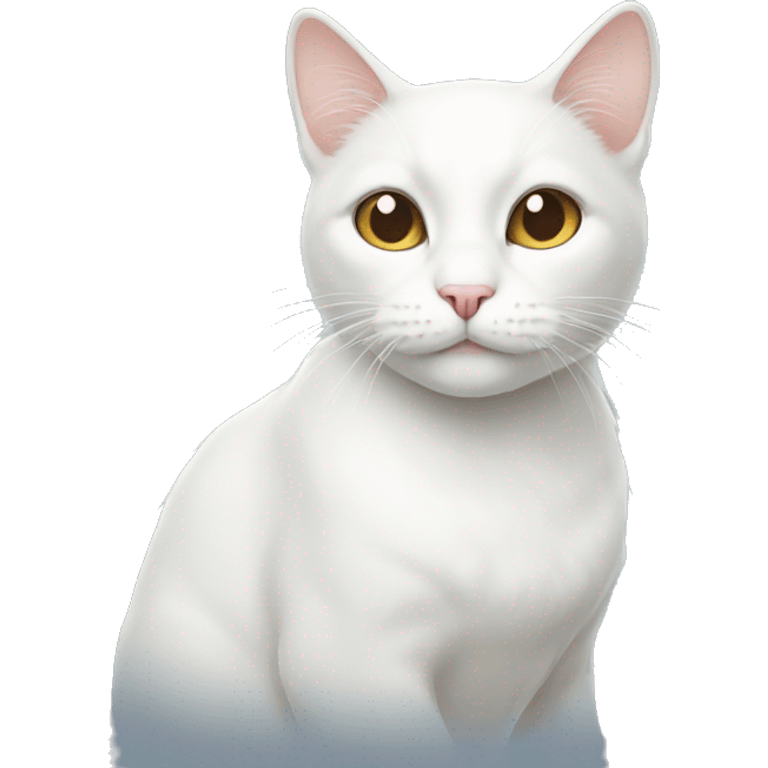 white cat emoji