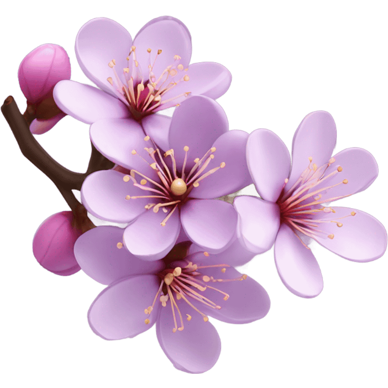 Cherry blossom in purple  emoji