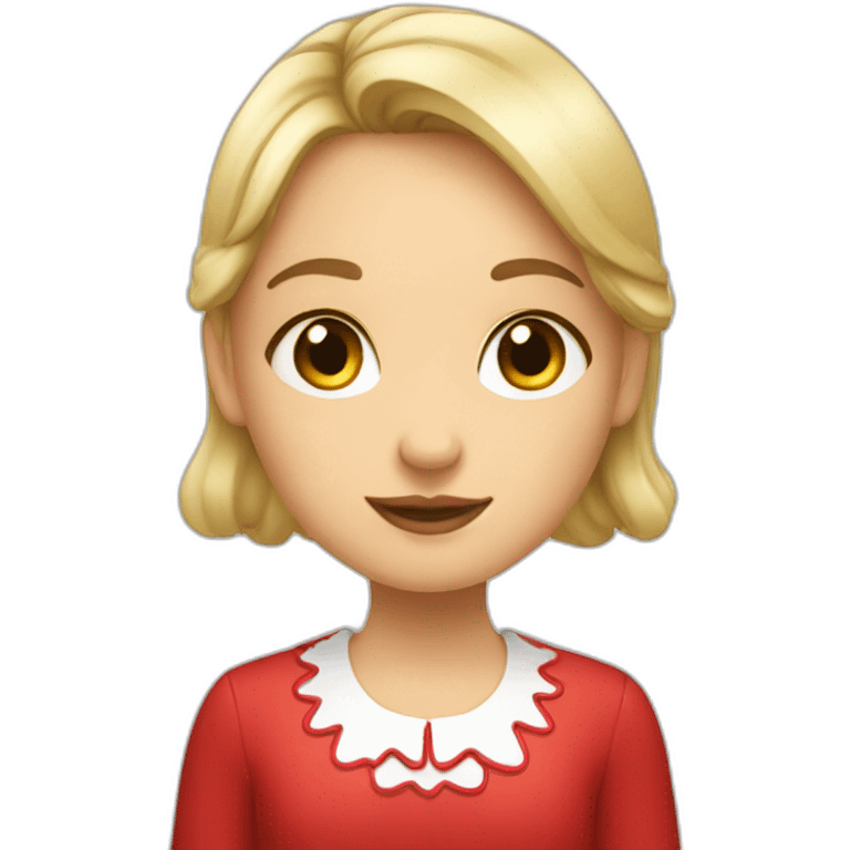 Polish girl  emoji