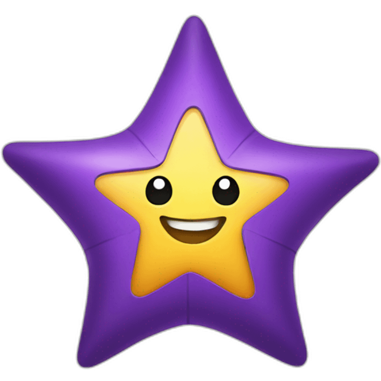 cheerful star emoji