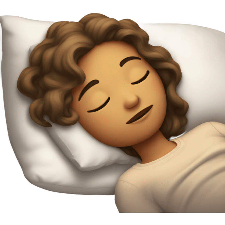 A girl sleeping  emoji