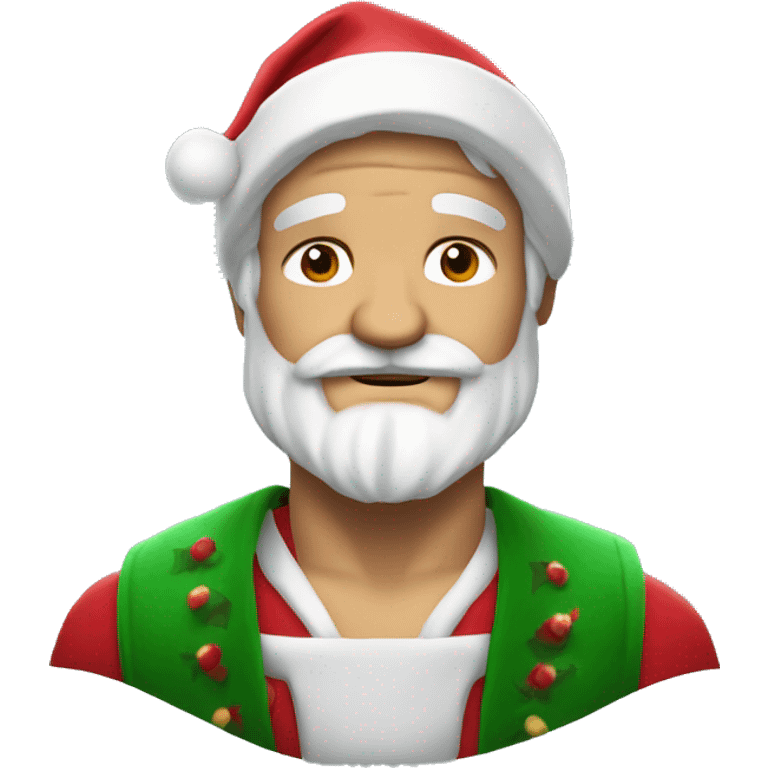 Pedro Pascal as Santa Claus  emoji