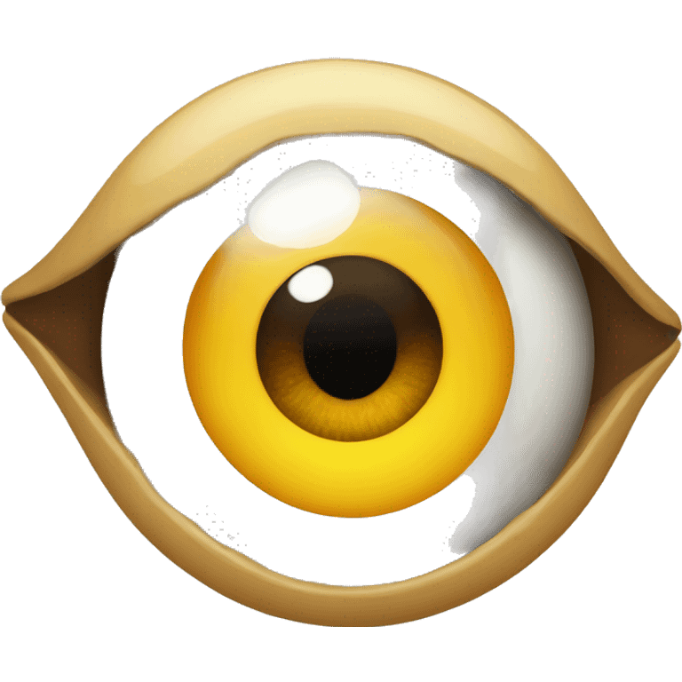 eyeball with an exclamation mark inside emoji