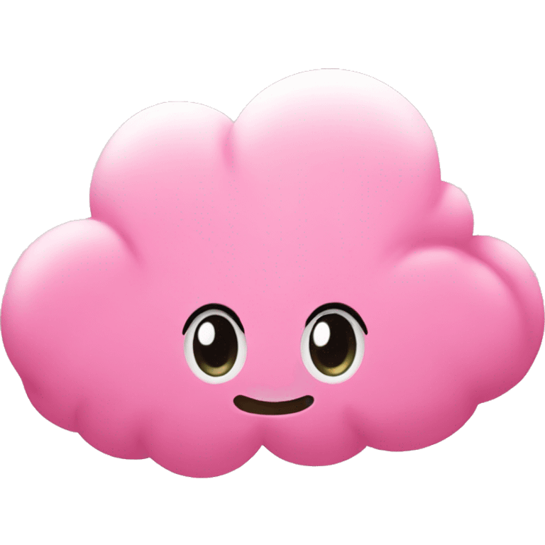 Pink cloud  emoji