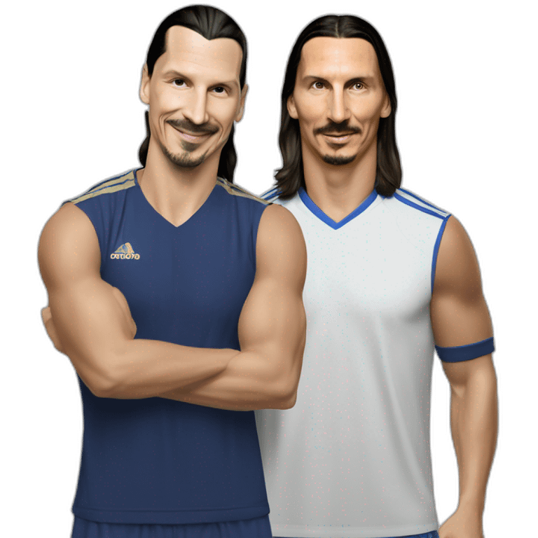 Ronaldinio und ibrahimovic emoji