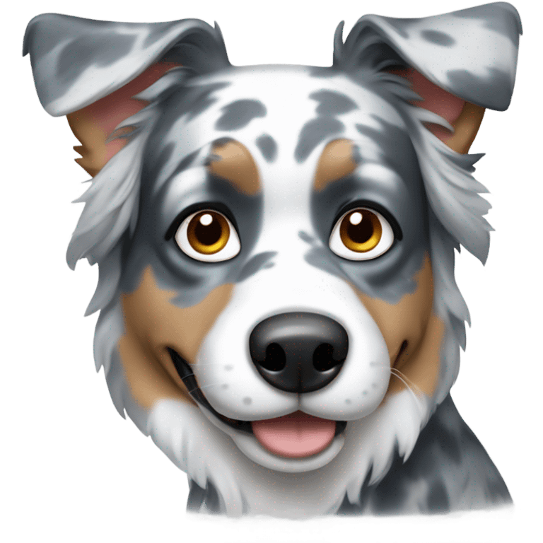 blue merle dog emoji