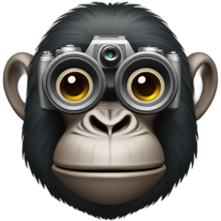 ape with a camera emoji