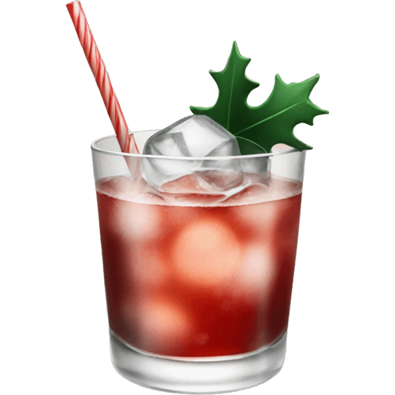 Christmas cocktail emoji