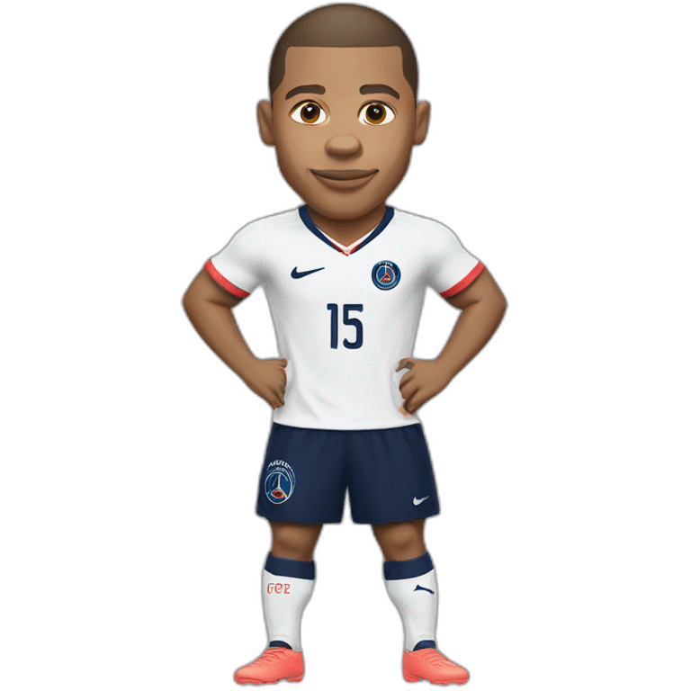 kylian mbappe, psg, buff, world cup, soccer emoji