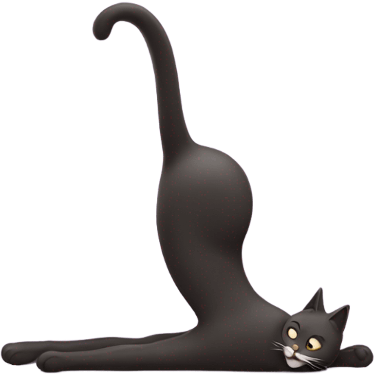 Pilates cat emoji