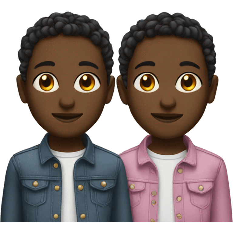 Black twins emoji