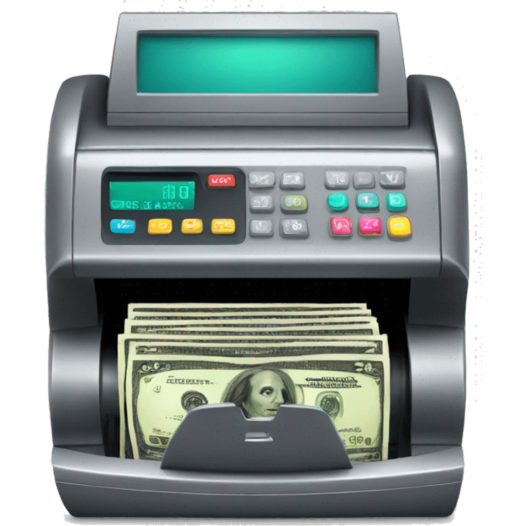 cash counter machine emoji