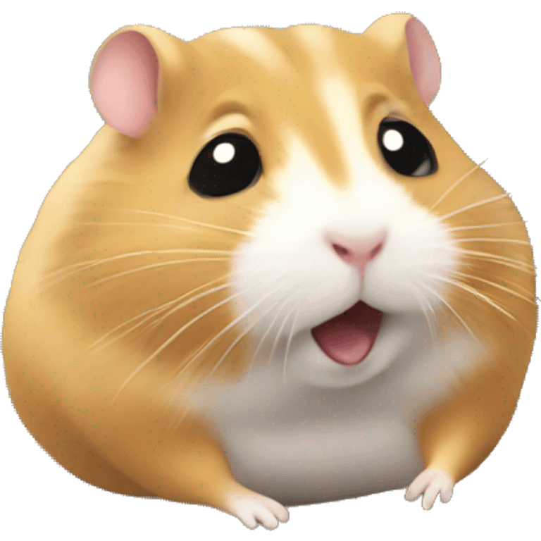 hamster on train emoji