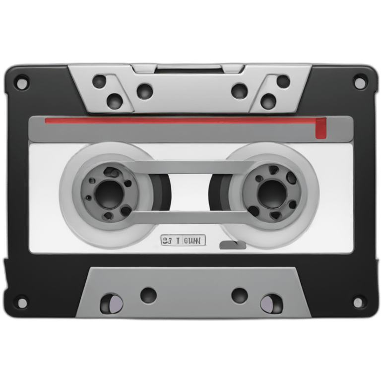 Cassette audio emoji