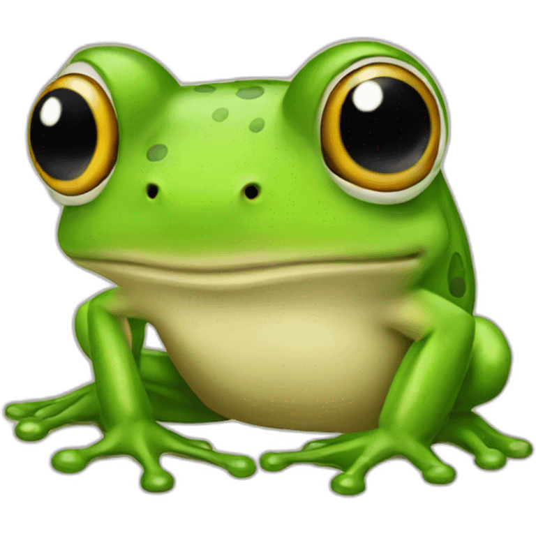 Retarder frog  emoji