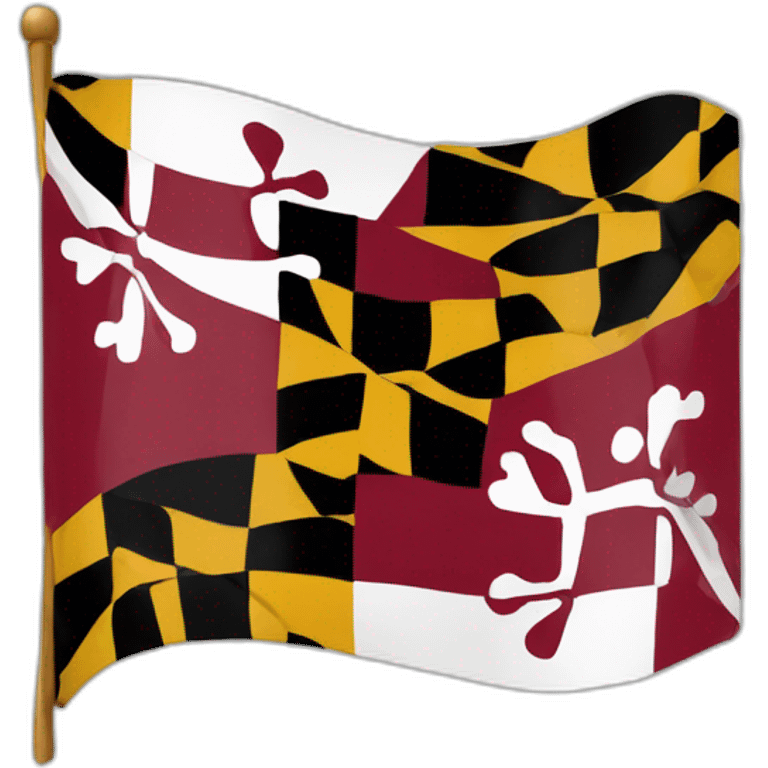 Maryland flag emoji