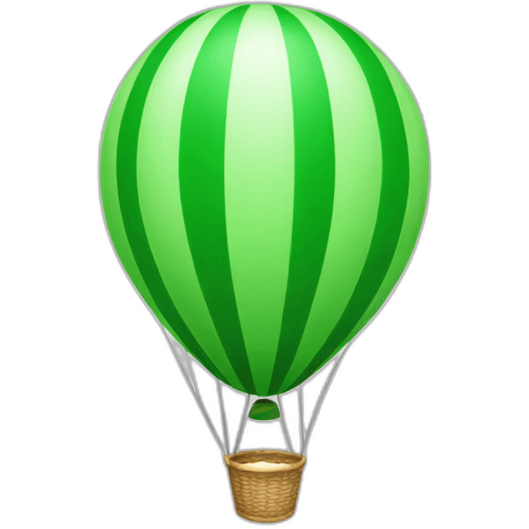 Ballon vert emoji