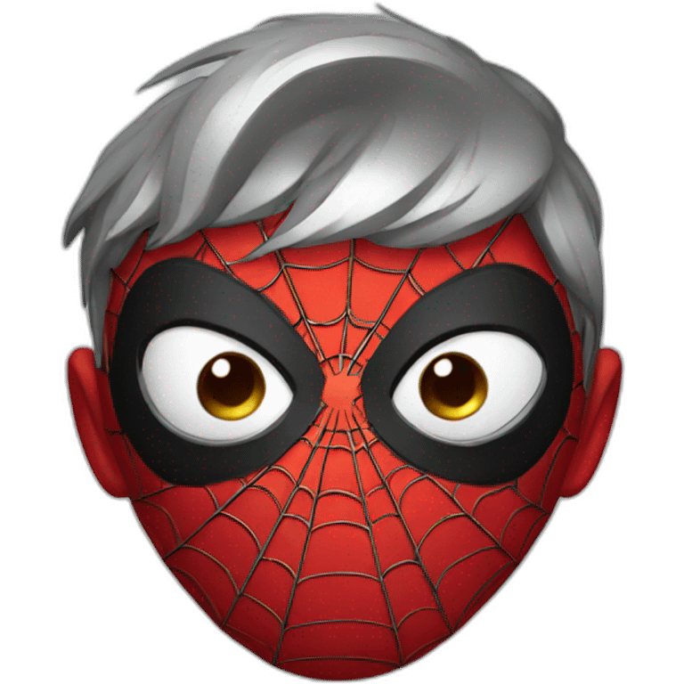 Sad spider man emoji