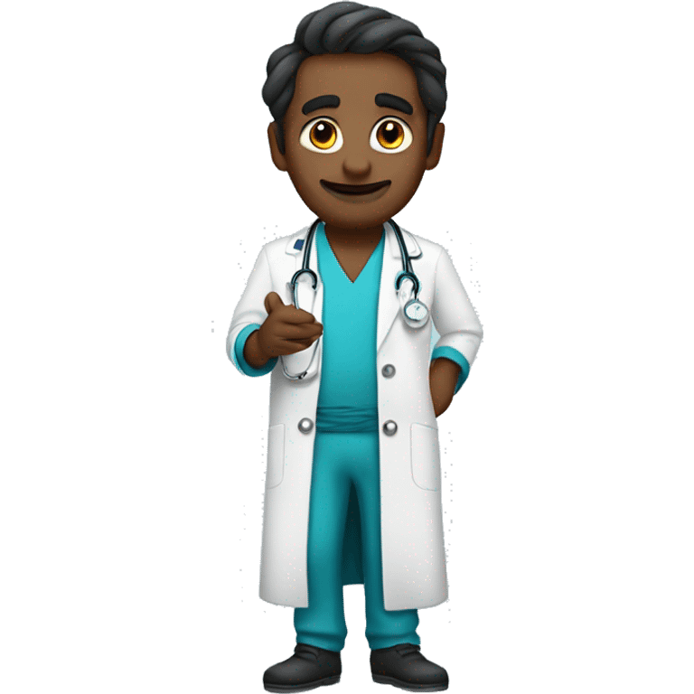 A doctor dressed as a genie emoji