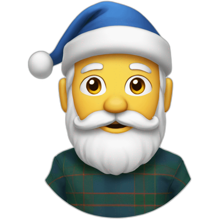 scottish santa emoji