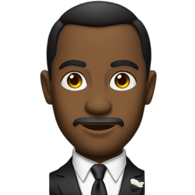 black james bond emoji