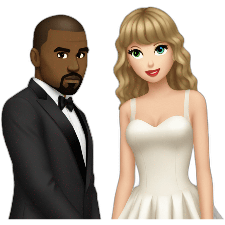 kanye grammys taylor swift emoji