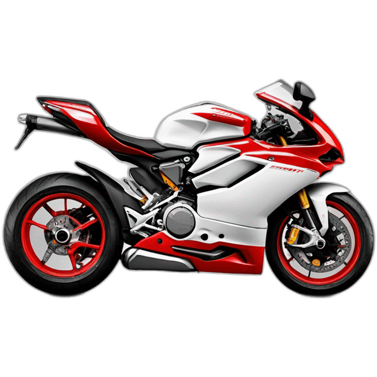 Ducati 899 red emoji