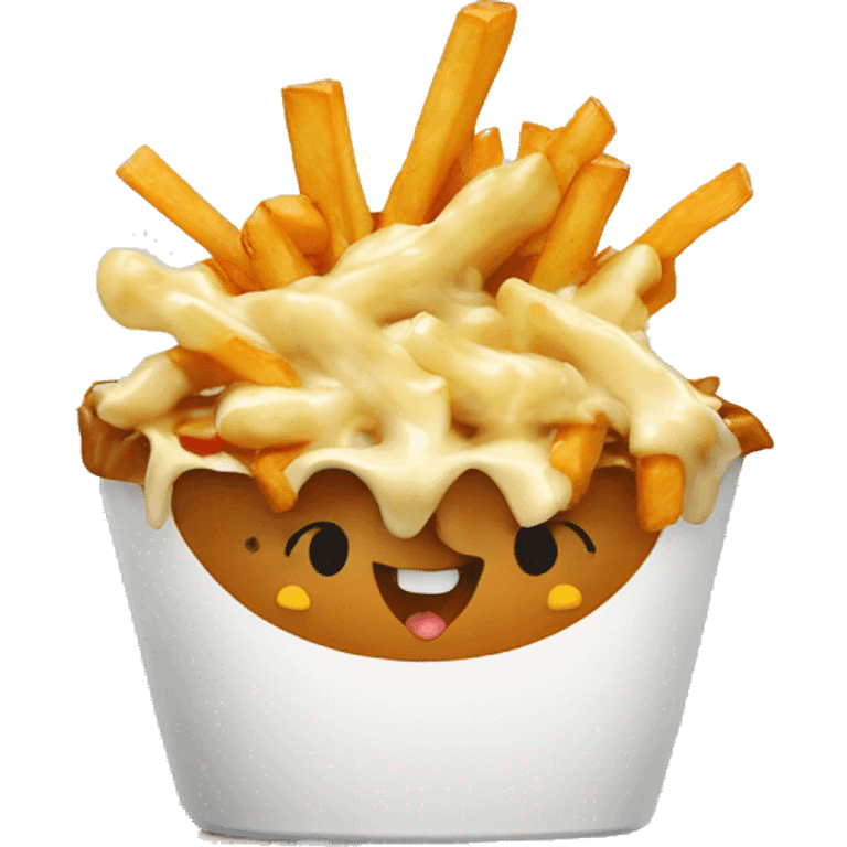 Poutine qui manger une Poutine emoji