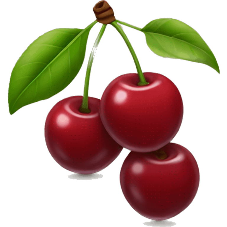 Three cherries emoji