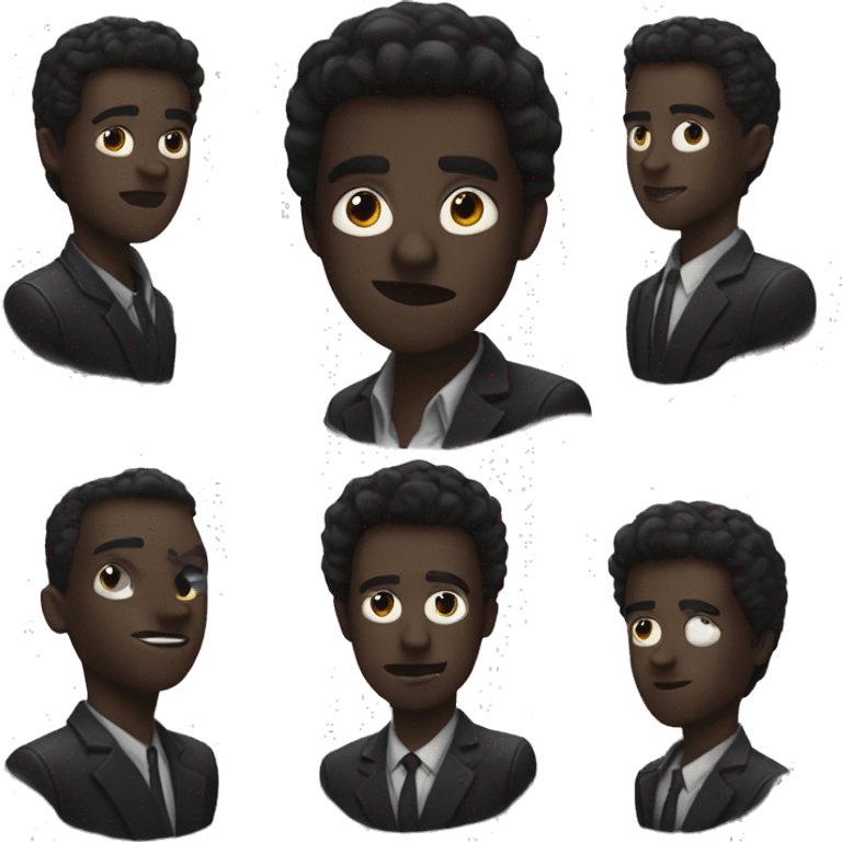 Black noir the boys  emoji