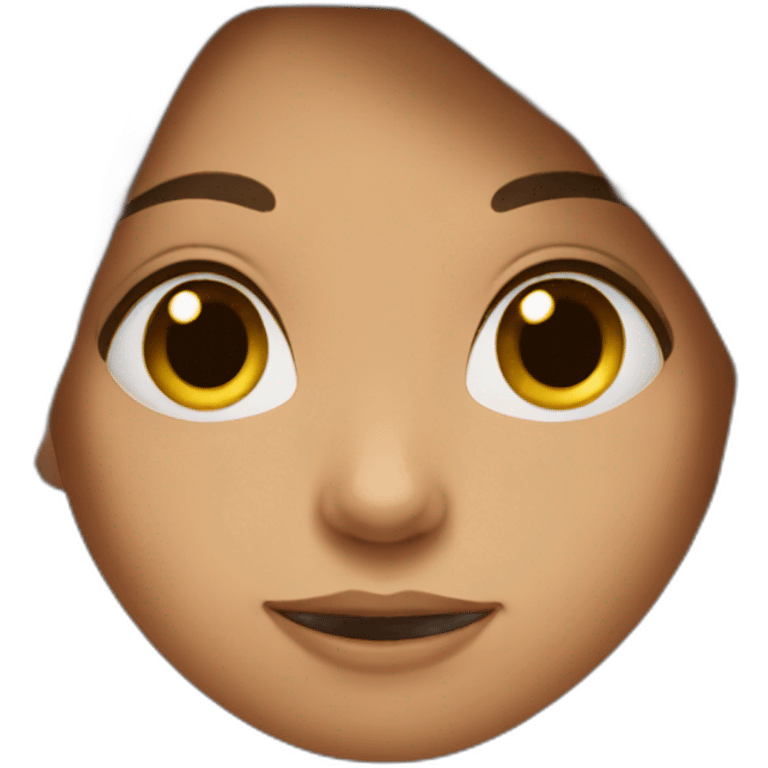 Long Brown hair girl emoji