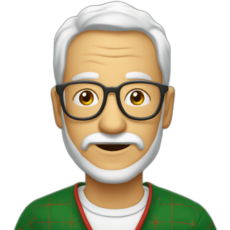 père-noël-toillette emoji