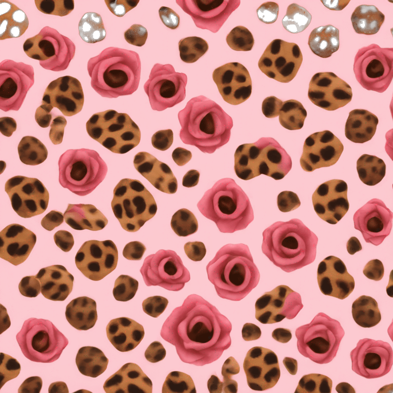 Leoparden Print rose emoji