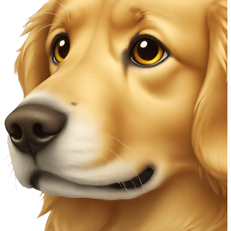 Golden retriever nose  emoji