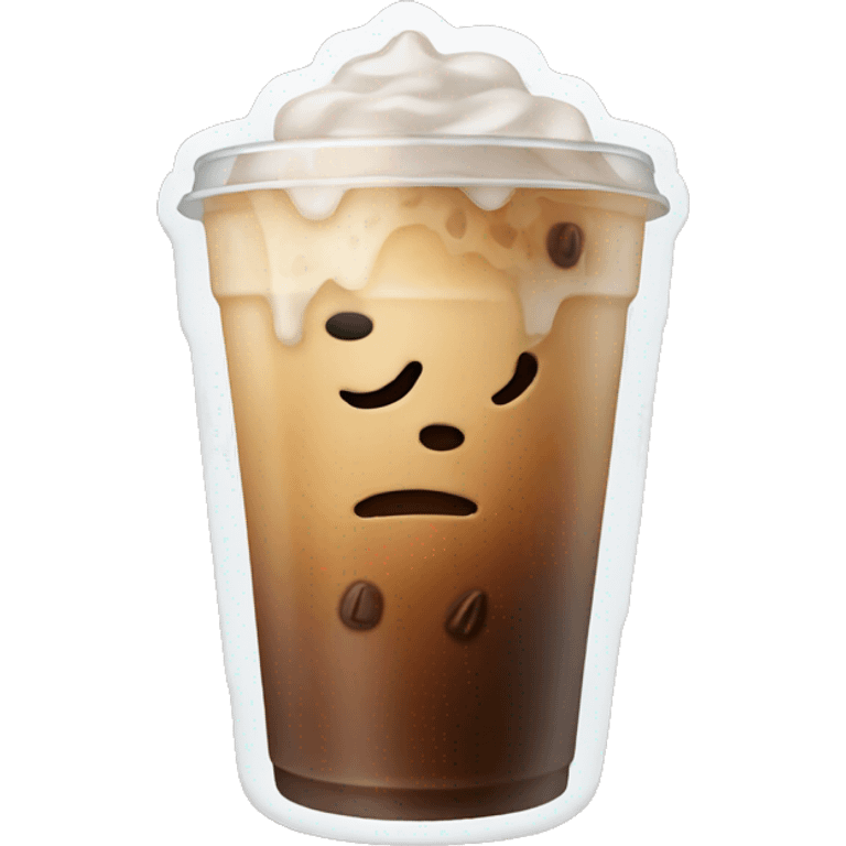 Iced coffee emoji