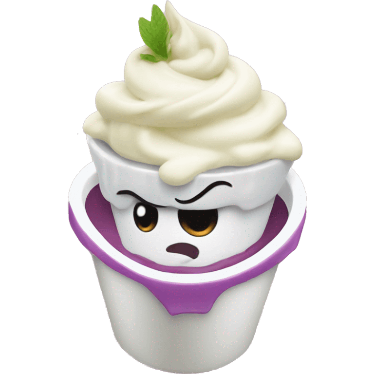 Frozen yogurt  emoji