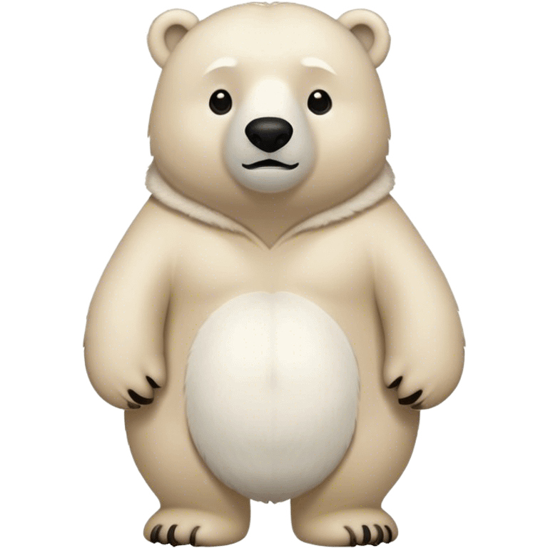 polar bear after global warming emoji