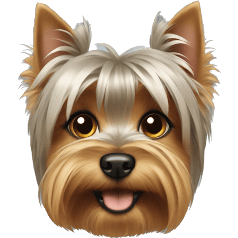 A cute yorkshire terrier emoji