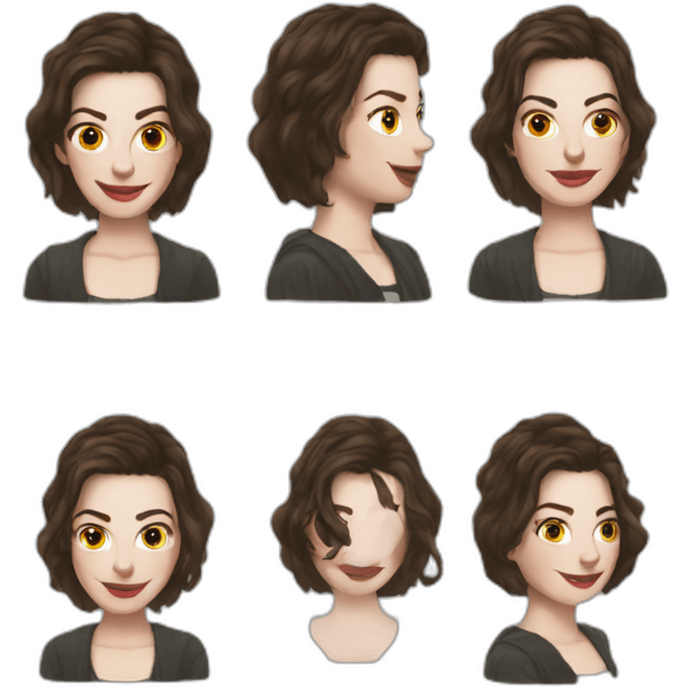 Anne hathaway emoji