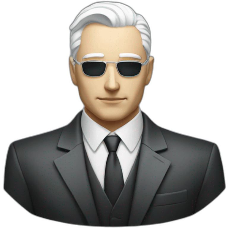 man white head future cyberpunk banker crypto usd rich emoji