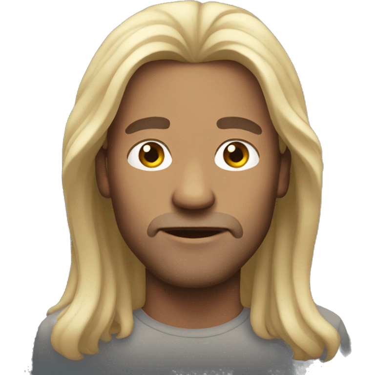 men with long hair emoji