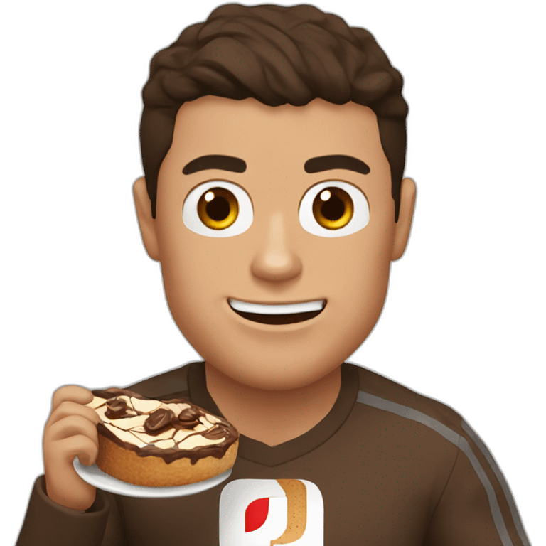 Cristiano ronaldo eat nutella emoji