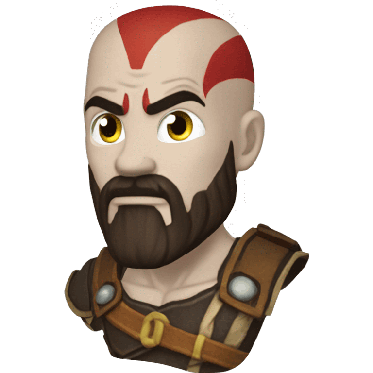 Kratos qui boit de l'eau  emoji