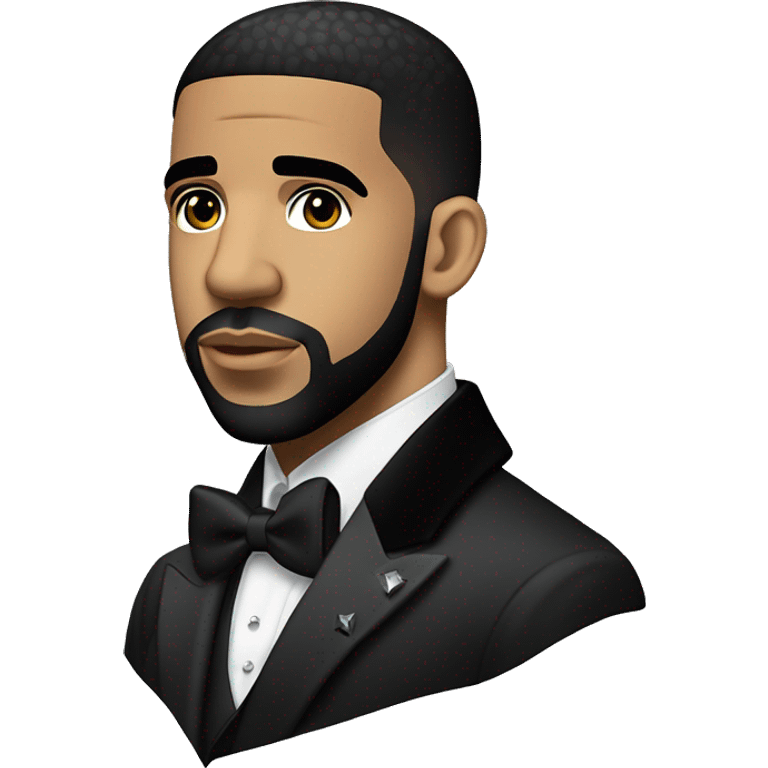 Iconic-style Candid Likeness Drake:

A suave figure with a clean-cut look, diamond studs, and a thoughtful expression. Known for his smooth charisma and introspective vibe, effortlessly blending style and emotion. emoji