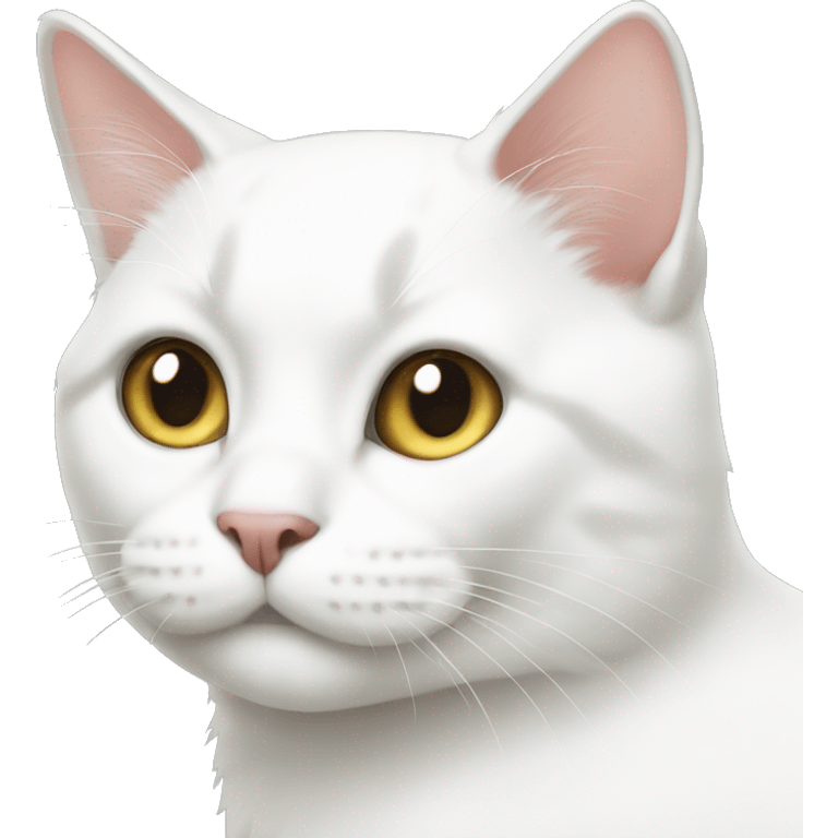 white cat emoji