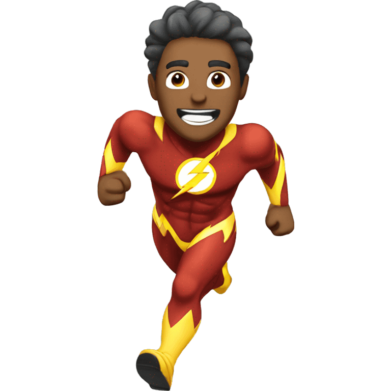 flash man running (blue and white colors only) emoji